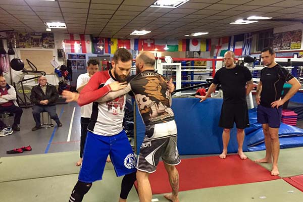 Sensei Adam Janiak training in MMA at Monkey Business Health and Fitness Club