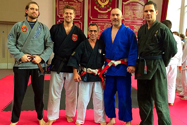 Sensei Chris and members of the club at an event